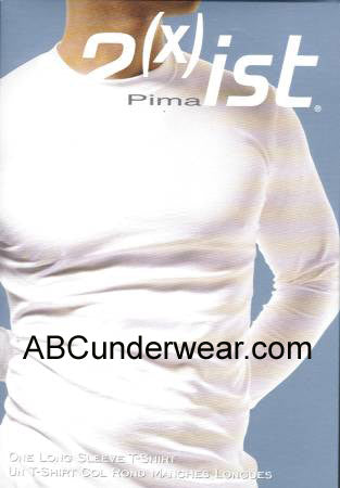 2xist Pima Long Sleeve Shirt - Medium Clearance