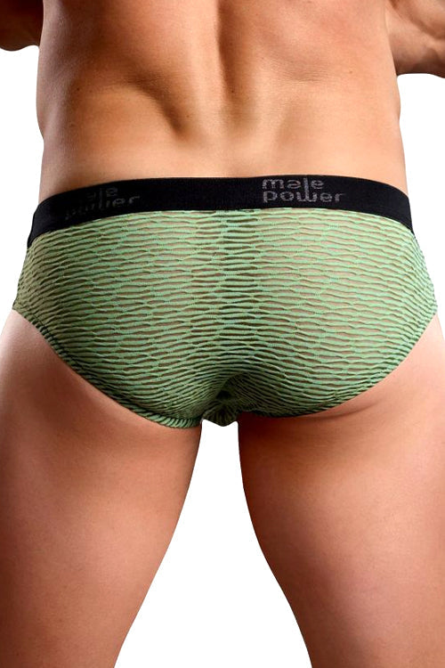 Brazilian Artigo Low-Rise Bikini Brief Underwear - Olive Green -Clearance