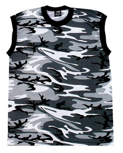 City Camo Muscle Shirt for men - Small Clearance