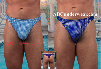 Elegant and Refined Men's Thong with a Touch of Sparkle