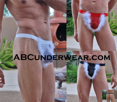 Elevate Your Intimate Style with the Maribou Sheer Men's Thong