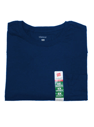 Hanes Big Men's Pocket Tee - 2XL