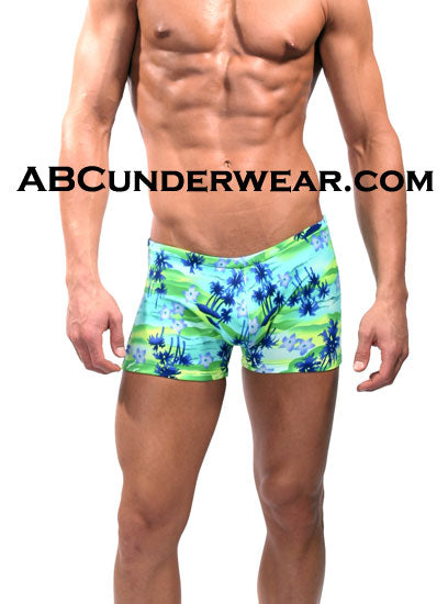 Island Turquoise Short Swimsuit