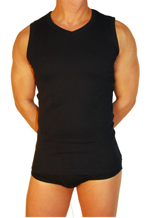 Jocko Van V-Neck Mens Muscle Tank Top -Closeout