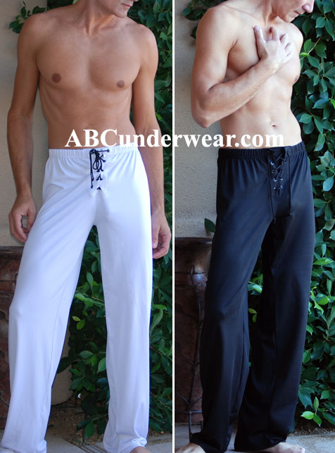 Lace-up Microfiber Pant - Clearance XL Navy