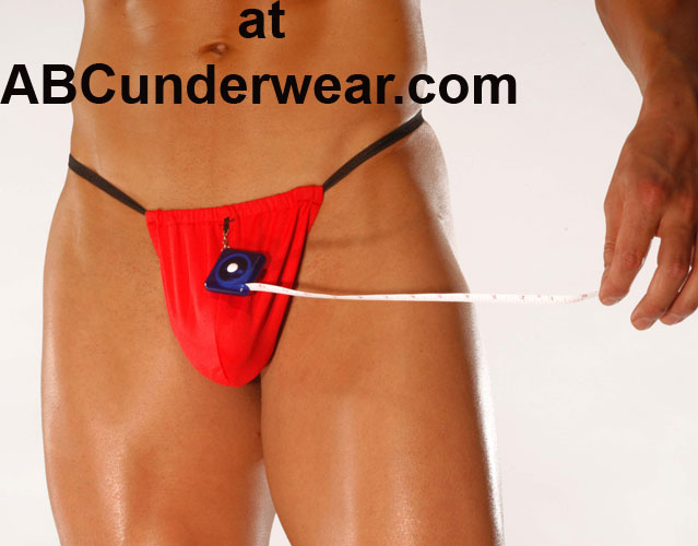 Limited Stock: Sensual Tape Measure G-String - Clearance Sale