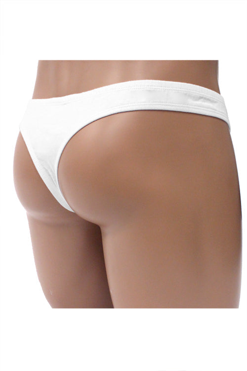 Lobbo ® White Men's Cotton Pouch Thong: A Premium Choice for Comfort and Style- BLOWOUT SALE