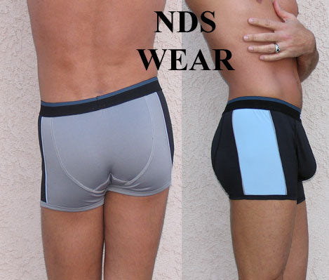 Microfiber Contrast Piped Boxer - Small