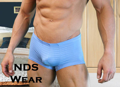 NDS Sheer Stripe Men's Blue Boxer Clearance