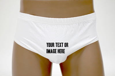 Personalized Text or Image Underwear for men