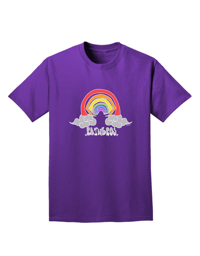 RAINBROS Dark Mens Adult Dark T-Shirt