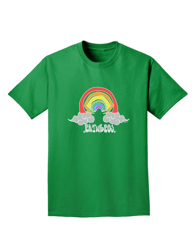 RAINBROS Dark Mens Adult Dark T-Shirt