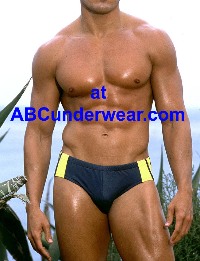 Sauvage Men's Bikini Side Stripe- Closeout