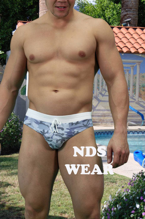 Sexy Grey Camouflage Swimsuit Bikini