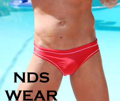 Sexy Mens Contrast Bikini Swimsuit -Closeout