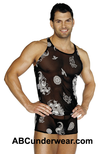 Sheer Dragon Men's Short - Large Clearance