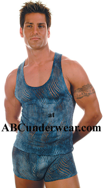 Wave Net Tank Top