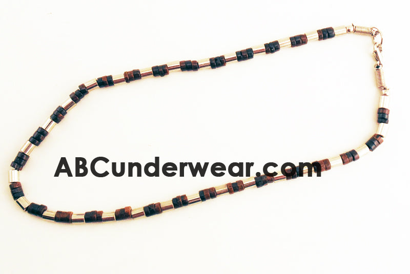 Wood Metal Necklace