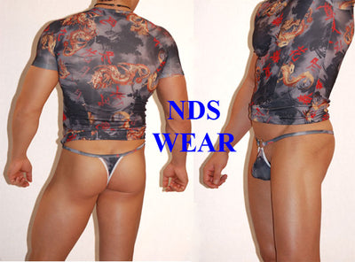 XXL Dragon Front Ring Thong - Exquisite and Alluring Lingerie