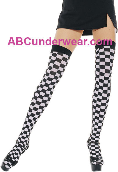 Checker Thigh Hi