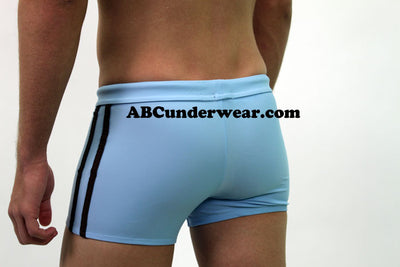 Andrew Double Stripe Mens Swimwear -Closeout