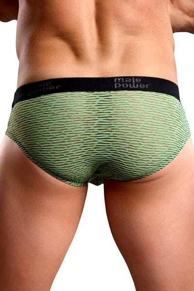 Brazilian Artigo Low-Rise Bikini Brief Underwear - Olive Green -Clearance