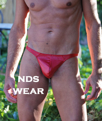 Clearance Sale: Apollo's Men's Faux Leather Thong