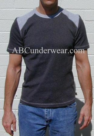 Contrast T-Shirt - Large Black - Clearance