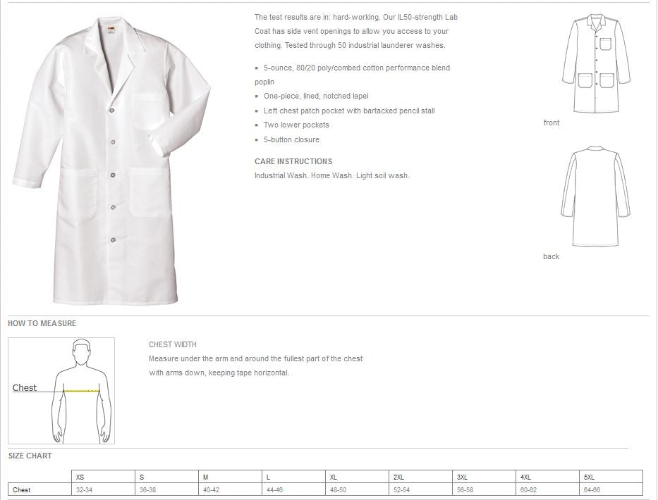 Custom Personalized Dr. Lab Coat Costume