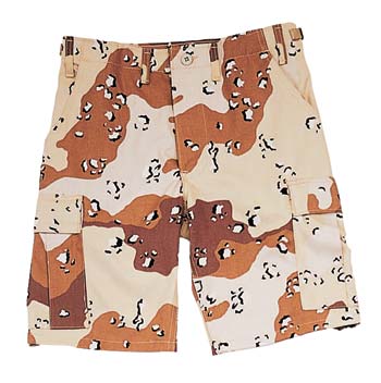 Desert Camouflage Military Shorts