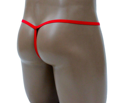 Festive Men's Santa Posing Strap: Elevate Your Christmas Style with a Stylish G-String