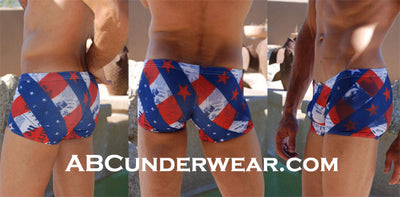 Flag News Pouch Swimsuit