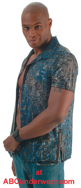 Gregg Splash Side Zip Shirt - Medium - Clearance