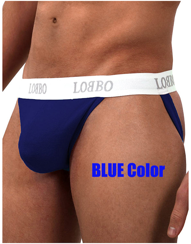 LOBBO Mens Stylish Jockstrap Multi Pack, 3 Pack