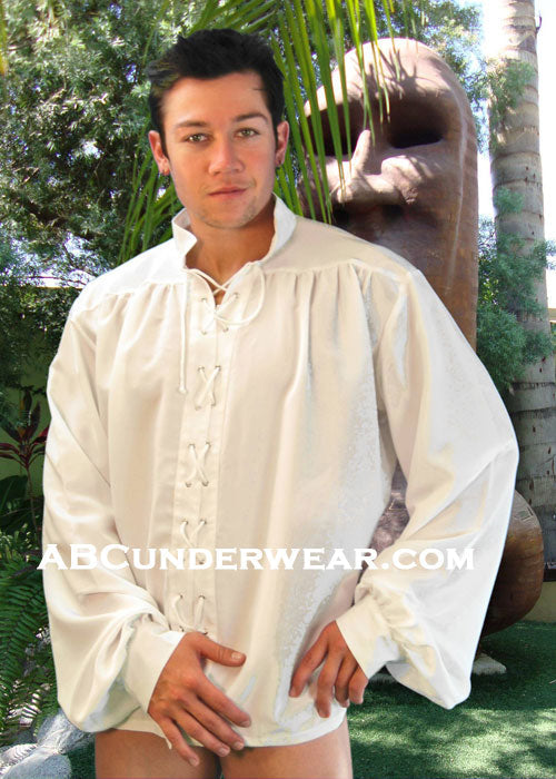 Lace-Up Front Shirt
