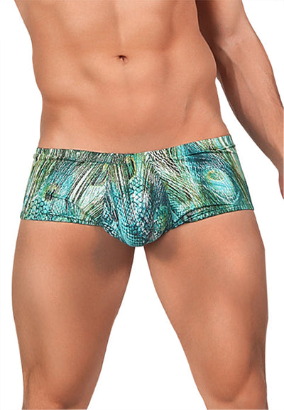 Male Power Mini Short Peacock Short