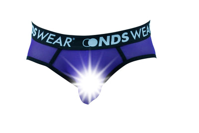Men's Sheer Purple Jock String Thong
