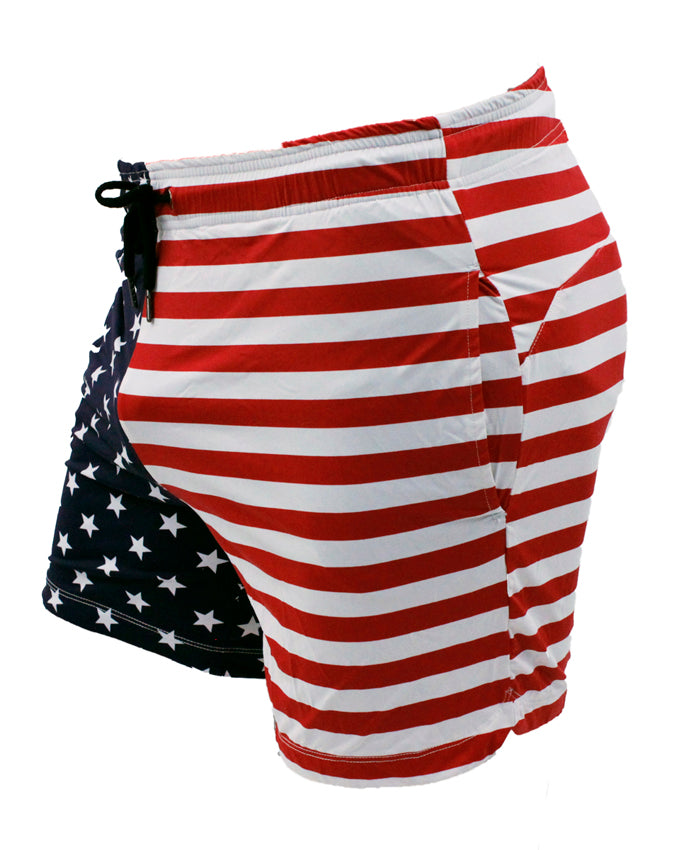 Mens Swim Trunk Lined Shorts with Pockets By Neptio