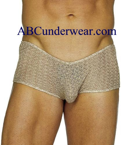 Metallic Gold Pouch Short