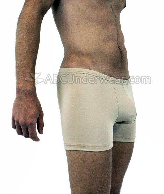 Nude Dude Microfiber Flesh Tone Mens Boxer Brief Low Rise
