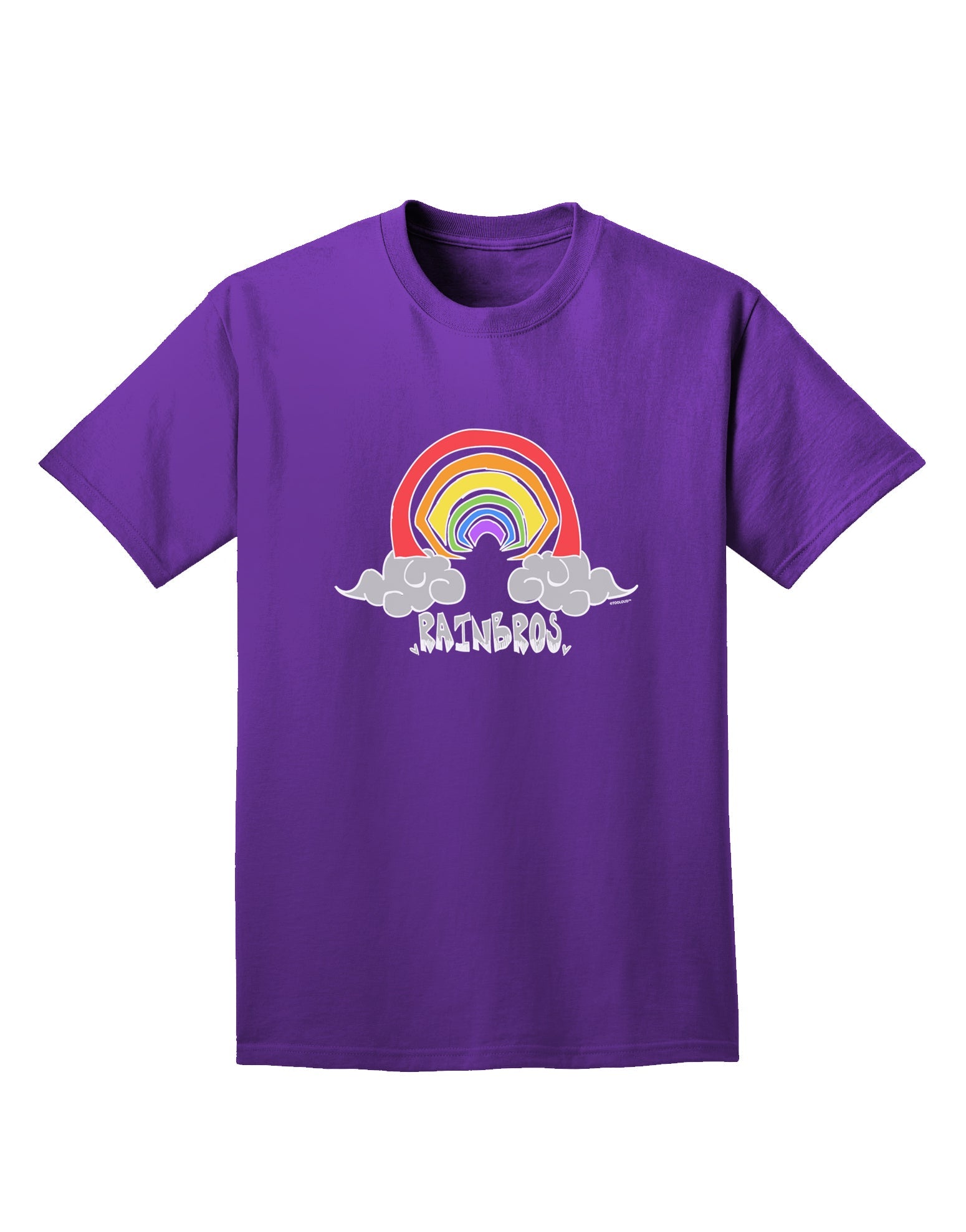 RAINBROS Dark Mens Adult Dark T-Shirt