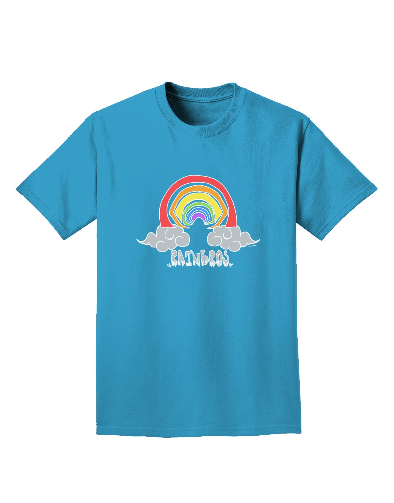 RAINBROS Dark Mens Adult Dark T-Shirt