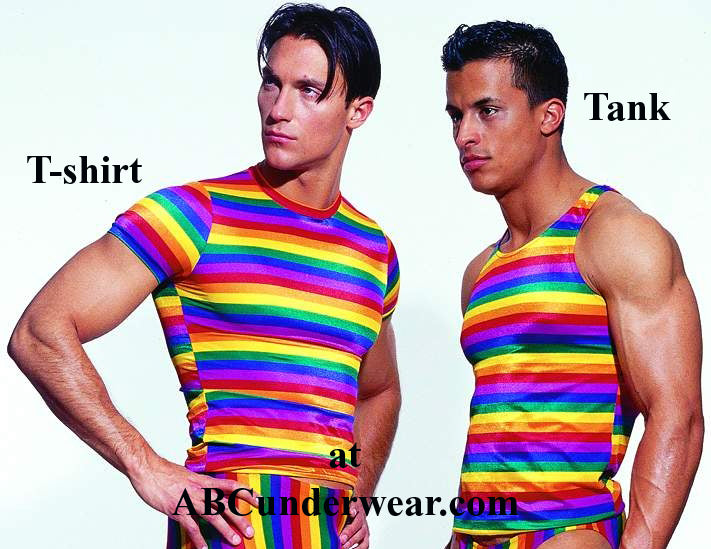 Rainbow Stripe Tank Top