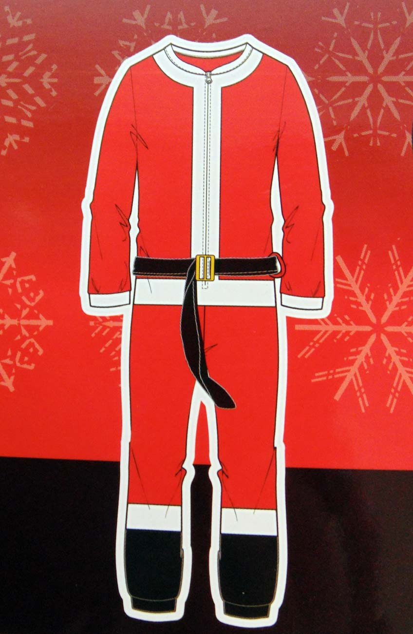 Santa Claus Mens Union Suit adult