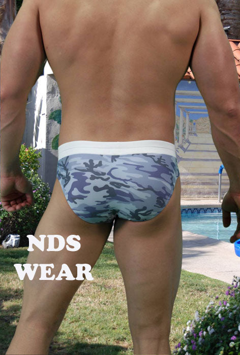 Sexy Grey Camouflage Swimsuit Bikini