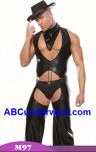 Stylish Darque Cowboy Costume - Small Size