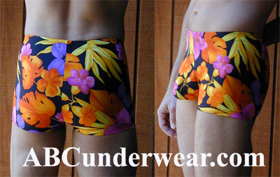 Tropical Print Midcut Swimsuit