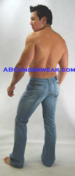 Zipper Patch Jeans - 28 Clearance